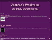 Tablet Screenshot of die-zahnfee.blogspot.com