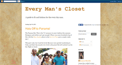 Desktop Screenshot of everymanscloset.blogspot.com