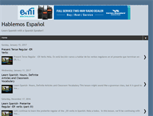 Tablet Screenshot of hablemoscastellano.blogspot.com