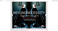 Desktop Screenshot of beyond-necessity.blogspot.com