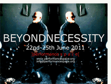 Tablet Screenshot of beyond-necessity.blogspot.com