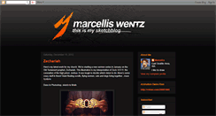 Desktop Screenshot of marcelliswentz.blogspot.com