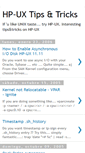 Mobile Screenshot of hpux-tips.blogspot.com