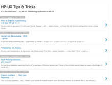 Tablet Screenshot of hpux-tips.blogspot.com