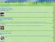 Tablet Screenshot of cyclingeurope2010.blogspot.com
