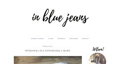 Desktop Screenshot of inbluejeans-kasia.blogspot.com