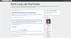 Desktop Screenshot of northlonglakerealestate.blogspot.com