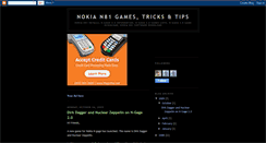 Desktop Screenshot of nokia-n81-ngage-games-tricks-tips.blogspot.com