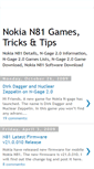 Mobile Screenshot of nokia-n81-ngage-games-tricks-tips.blogspot.com