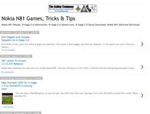 Tablet Screenshot of nokia-n81-ngage-games-tricks-tips.blogspot.com