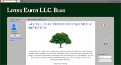 Desktop Screenshot of livingearthllc.blogspot.com