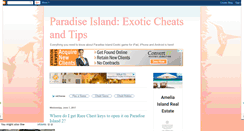 Desktop Screenshot of paradiseislandexotic.blogspot.com