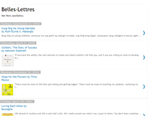 Tablet Screenshot of mybelles-lettres.blogspot.com
