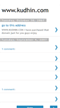 Mobile Screenshot of kudhin.blogspot.com