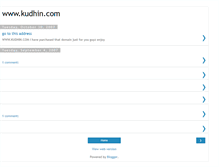 Tablet Screenshot of kudhin.blogspot.com