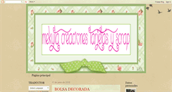 Desktop Screenshot of mekytacreaciones.blogspot.com