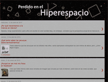 Tablet Screenshot of perdidohiperespacio.blogspot.com