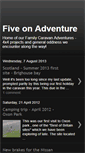 Mobile Screenshot of fiveonadventure.blogspot.com
