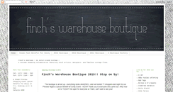 Desktop Screenshot of finchsboutique.blogspot.com