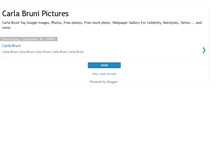Tablet Screenshot of carla-bruni-pictures.blogspot.com
