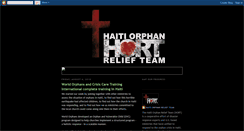 Desktop Screenshot of haitiorphanreliefteam.blogspot.com