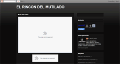 Desktop Screenshot of elrincondelmutilado.blogspot.com