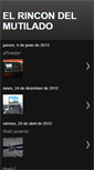 Mobile Screenshot of elrincondelmutilado.blogspot.com