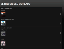 Tablet Screenshot of elrincondelmutilado.blogspot.com