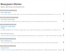 Tablet Screenshot of boneyjeankitchen.blogspot.com