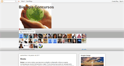 Desktop Screenshot of biologiaconcursos.blogspot.com