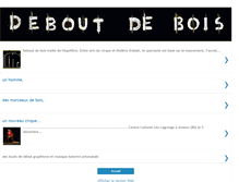 Tablet Screenshot of deboutdebois.blogspot.com