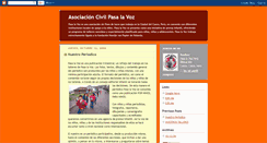 Desktop Screenshot of pasalavozperu.blogspot.com