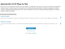 Tablet Screenshot of pasalavozperu.blogspot.com