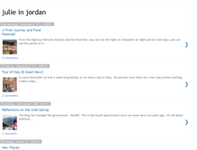 Tablet Screenshot of julie-in-jordan.blogspot.com