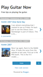 Mobile Screenshot of playguitarnow.blogspot.com
