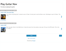 Tablet Screenshot of playguitarnow.blogspot.com