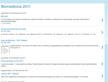 Tablet Screenshot of biomedicina2011.blogspot.com