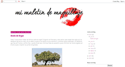 Desktop Screenshot of mimaletindemaquillaje.blogspot.com