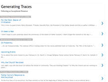 Tablet Screenshot of generatingtraces.blogspot.com