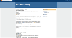 Desktop Screenshot of mswhitewhatisliteracy.blogspot.com