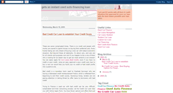 Desktop Screenshot of financingautoloan.blogspot.com