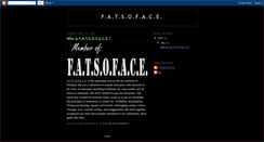 Desktop Screenshot of fatsoface.blogspot.com