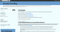 Desktop Screenshot of decaturtax.blogspot.com