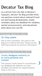 Mobile Screenshot of decaturtax.blogspot.com