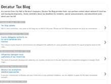 Tablet Screenshot of decaturtax.blogspot.com