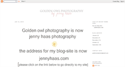 Desktop Screenshot of goldenowlphotography.blogspot.com