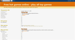 Desktop Screenshot of hotgames14.blogspot.com