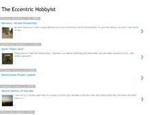 Tablet Screenshot of eccentrichobbyist.blogspot.com