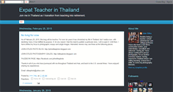 Desktop Screenshot of expatteacherinthailand.blogspot.com