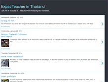 Tablet Screenshot of expatteacherinthailand.blogspot.com